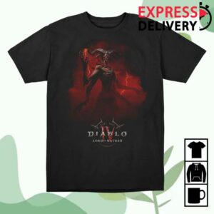 Blizzard Gear Merch Store Diablo Iv Lord Of Hatred Key Art Black Shirt