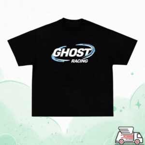 Ghost Racing Store Merch Ghost Blue Logo Shirt Black