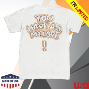 Josiah Queen Merch Store All My Love Shirt