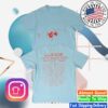 Lorde Merch Store 2025 Blue Sketch Dateback Shirt