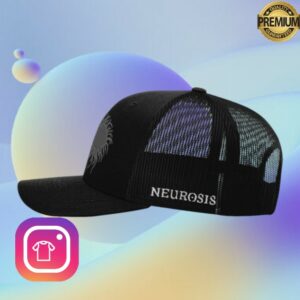 Neurot Recordings Store Merch Star Embroidered Snapback Trucker Hat