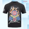 Pistons 313 Shop Store Merch Detroit Pistons Pro Standard Fire And Roses Shirt