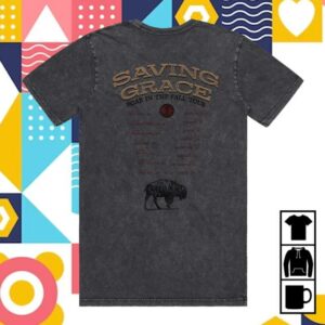 Robert Plant Store Merch Saving Grace Bison Graphic Na Tour 25 Shirt