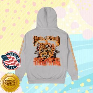 Armada Merch Store Pain Of Truth - Watch You Burn Grey Hoodie