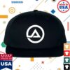 Atla Merch Store Merch Snapback Hat - Black Classic