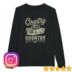 C2c Country To Country Store Merch Country Pickup Black Long Sleeve