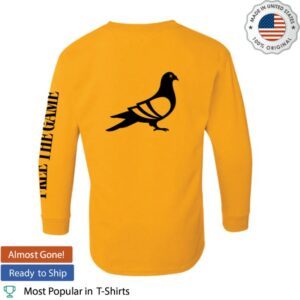 Calle Store Merch Inter Free The Game Long Sleeve - Gold