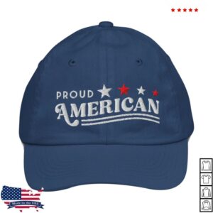 Fox News Shop Store Merch Fox News Proud American Embroidered Kids Baseball Hat