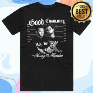 Good Charlotte Store Merch Old School Mugshot T-Shirt