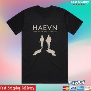 Haevn Music Store Merch 10 Year Haevn Anniversary Shirt Walking Shirt