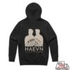 Haevn Music Store Merch 10 Year Haevn Anniversary Zipper Silhouette Hoodie