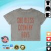 Hardy Official Store Merch God Bless Country Boys Ladies Long Crop Tee