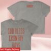 Hardy Official Store Merch God Bless Country Boys Ladies Long Crop Tee