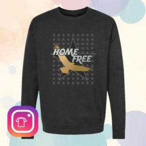 Home Free Music Store Merch Eagle Logo Sweatshirt - Black
