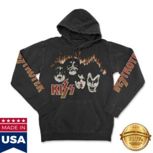 Kiss Official Store Merch Destroyer Lightning Bolt Pullover