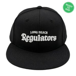 Long Beach Coast Store Merch Long Beach Regulators Black Fitted Hat