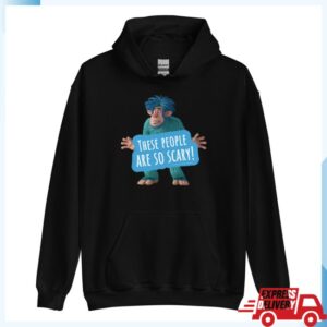 Masha And The Bear Store Merch Masha And The Bear Friends Scary People Unisex Hoodie