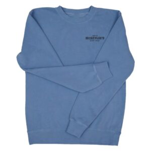 Mckevlin's Store Merch Mckevlin's - Eight Cntr Men's Crew Fleece - Light Blue
