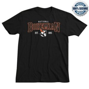 National Bohemian Store Merch Baseball Lock Up Tee