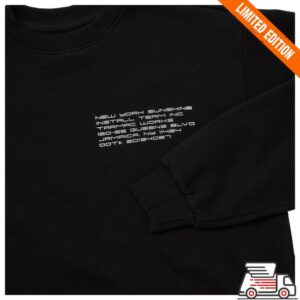New York Sunshine Store Merch Box Truck Crew Neck