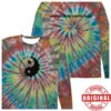 New York Sunshine Store Merch Stay Calm Tie-Dye Long Sleeve