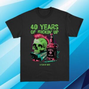 Nofx Merch Store Bottle Skull T-Shirt