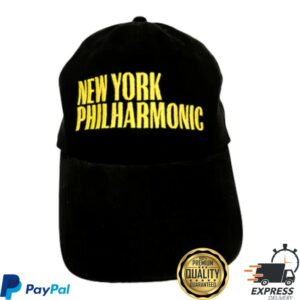 Nyphil Store Merch Baseball Cap (Black With Yellow Logo)