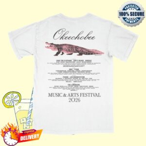 Okeechobee Fest Store Merch 2026 Chobees Lineup Tee