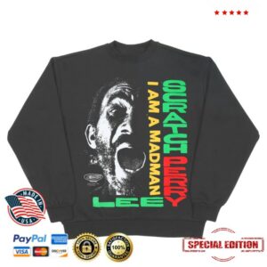 Online Ceramics Store Merch Madman Off-Black Fleece Crewneck