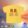 Renee Rapp Store Merch Yellow Tour Tee