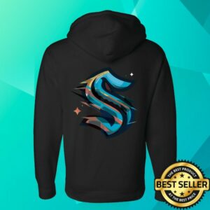 Seattle Hockey Team Store Merch Seattle Kraken Common Thread Black Hockey History Hoodie 2025-26