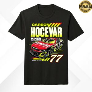Shop Spire Motorsports Store Merch #77 Carson Hocevar Miner T-Shirt 2026