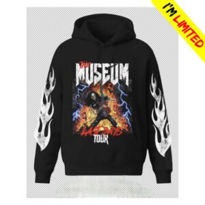The Museum Dc Store Merch Adult Museum Rock Star Hoodie Black