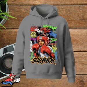 The Museum Dc Store Merch Adult Museum Survivor Hoodie Grey