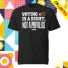The Warning With Steve Schmidt Store Merch Voting Is A Right Tee