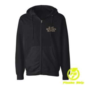 Zac Brown Band Store Merch Sphere Skull Zip Hoodie