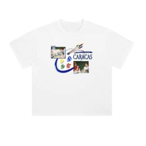 Caracas Store Merch Caracas Block White Shirt