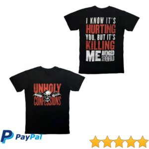 Cool Merch Store Rock Off Avenged Sevenfold - Unholy Confessions Premium Carbon Shirt
