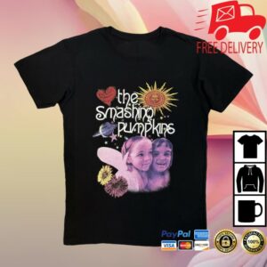 Cool Merch Store Rock Off Smashing Pumpkins Celestial Collage Premium Carbon Shirt