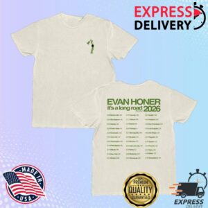 Evan Honer Store Merch Long Road Spring 2026 Tour Shirt