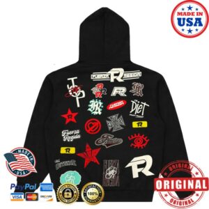 Fuerza Regida Store Merch All Star Hoodie Black