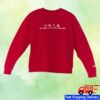 Jollibee Store Merch Red Unisex Crewneck Sweatshirt
