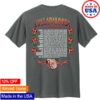 Lollapalooza Store Merch 2026 Dartboard Lineup Shirt