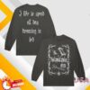 Official Merchandise Store Merch Lyric Black Longsleeve Shirt