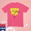 Prettymuch Store Merch Bubble Letter Pink Tee
