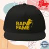 Rap Fame Store Merch Rap Fame Classic Flat Bill Cap (Black&Yellow) 1 Rap Fame Store Merch Rap Fame Classic Flat Bill Cap (Black&Yellow)