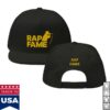 Rap Fame Store Merch Rap Fame Classic Flat Bill Cap (Black&Yellow) 2 Rap Fame Store Merch Rap Fame Classic Flat Bill Cap (Black&Yellow)
