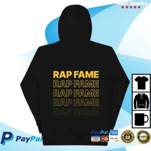 Rap Fame Store Merch Rap Fame Classic Hoodie (Black&Yellow)