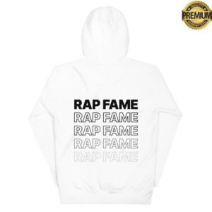 Rap Fame Store Merch Rap Fame Classic Hoodie (White&Black)