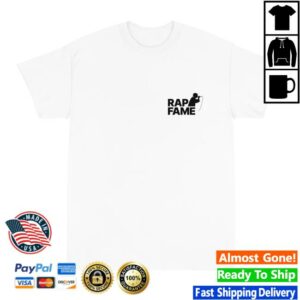 Rap Fame Store Merch Rap Fame Shirt White&Black